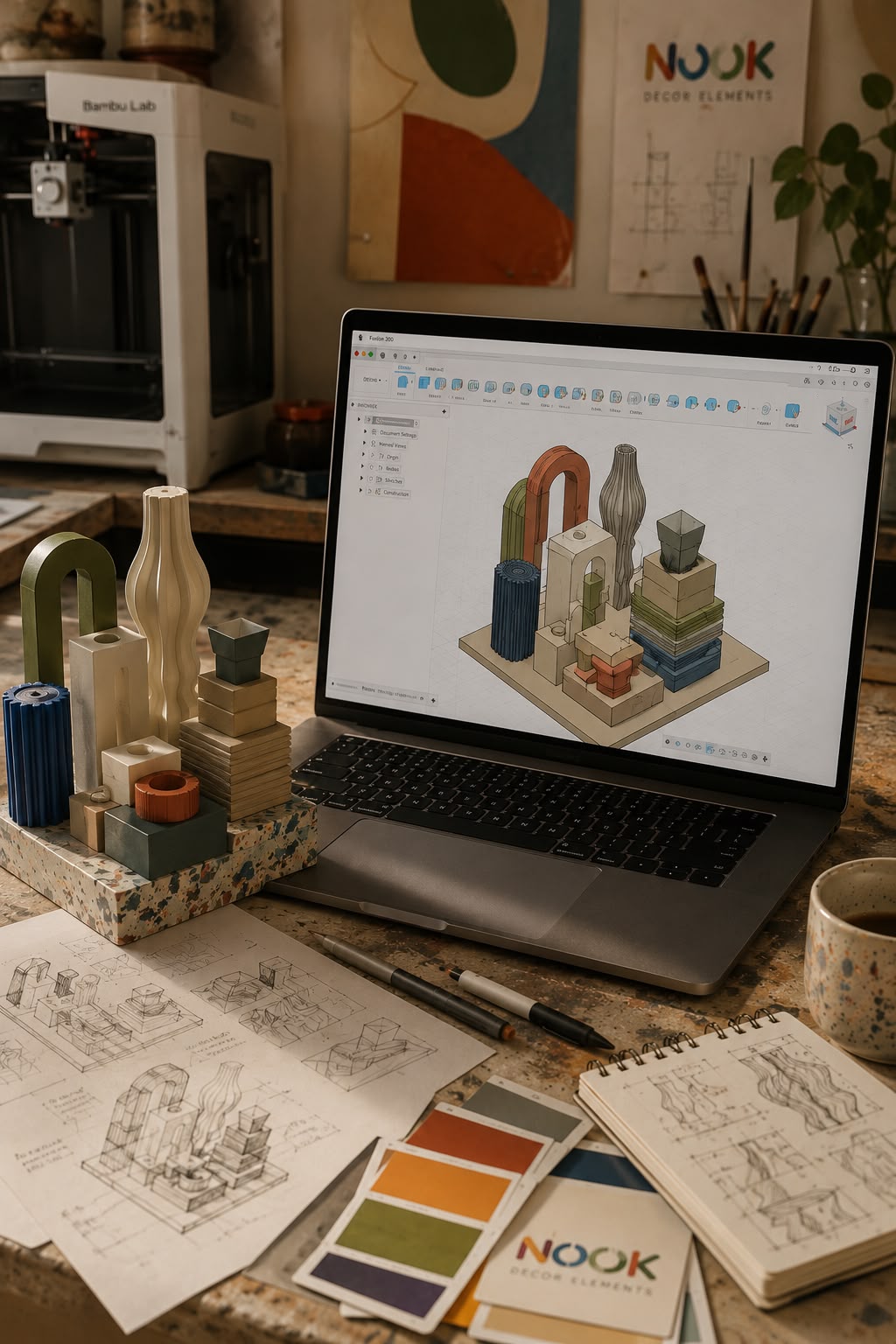 Custom design workspace